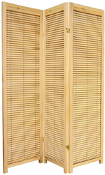 Wooden Shutter Screen  5 1/2 ft Tall